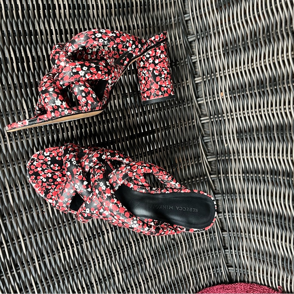 Rebecca Minkoff Amandine Women's Floral Heeled Sandals - 7.5